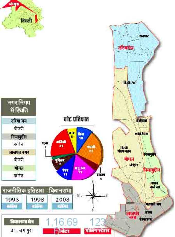 जंगपुरा : पुराना स्वरूप वापस मिला