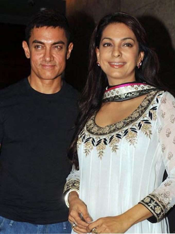 आमिर खान और जूही चावला