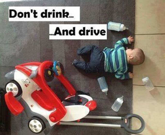पीकर गाड़ी न चलाएं!