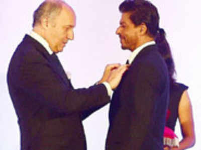 शाहरुख को मिला फ्रांस का सर्वोच्च सम्मान