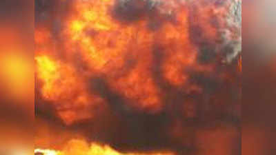 चंडीगढ़ में सिंडिकेट बैंक की बिल्डिंग में लगी आग