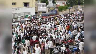 ಕೆರೆಗೆ ಯಗಚಿ ನೀರು ಹರಿಸಲು ಆಗ್ರಹಿಸಿ ಅರಸೀಕೆರೆ ಬಂದ್