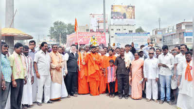 ಮಡಿವಾಳ ಸಮಿತಿ ಪಾದಯಾತ್ರೆಗೆ ಸ್ವಾಗತ