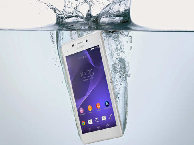 कम कीमत का वॉटरप्रूफ स्मार्टफोन सोनी एक्स्पीरिया M2 ऐक्वा