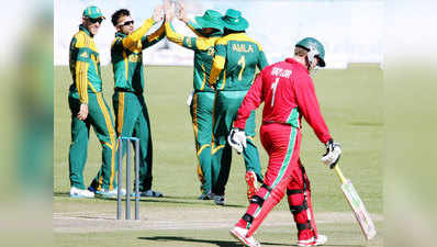 साउथ अफ्रीका ने जिम्बाब्वे को हराकर वनडे सीरीज जीती