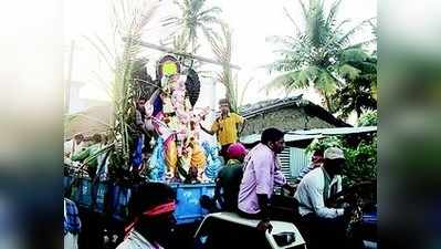 ಬಾಳೇಕುಂದ್ರಿಯಲ್ಲಿ ಅದ್ಧೂರಿ  ಗಣೇಶ  ವಿಸರ್ಜನೆ