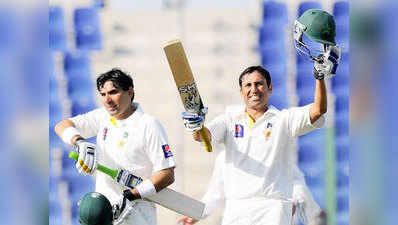पाकिस्तान ने 566 रन पर घोषित की पारी