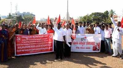 ಬೇಡಿಕೆಗಳ ಈಡೇರಿಕೆಗೆ ಜಂಟಿ ಪ್ರತಿಭಟನೆ