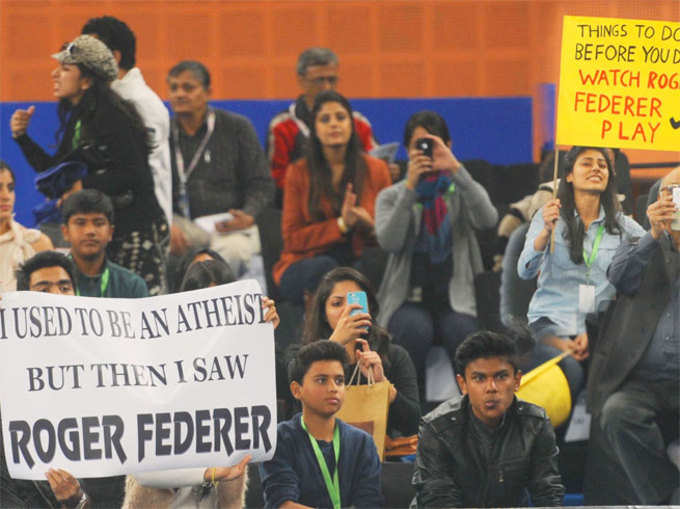 भारत आए टेनिस के भगवान