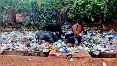 ಕಾರ್ಮಿಕರ ಪ್ರತಿಭಟನೆ ಯಲ್ಲಾಪುರದಲ್ಲಿ ಅನೈರ್ಮಲ್ಯ