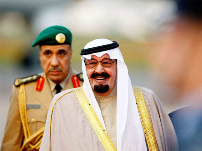 सऊदी के शाह सुपुर्द-ए-खाक