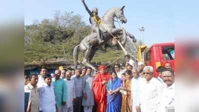 ಚನ್ನಮ್ಮ ಅಶ್ವಾರೂಢ ಮೂರ್ತಿ ಸ್ಥಾಪನೆಗೆ ಶ್ರೀಕಾರ...!