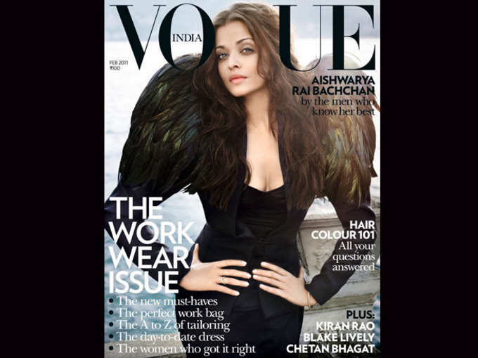 Vogue India की कवर गर्ल ऐश्वर्या