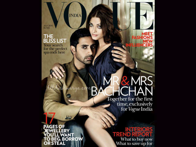 Vogue India की कवर गर्ल ऐश्वर्या