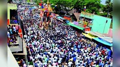 ಪಿರಿಯಾಪಟ್ಟಣದಲ್ಲಿ ಮಸಣೀಕಮ್ಮ ರಥೋತ್ಸವ ಸಂಭ್ರಮ