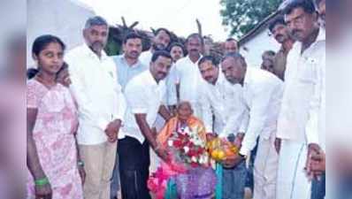 ಶತಾಯುಷಿ ಗ್ರಾಪಂ ಸದಸ್ಯೆಗೆ ಸನ್ಮಾನ