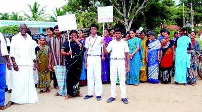 ಅಕ್ರಮ ಮದ್ಯ ಮಾರಾಟ ತಡೆಗೆ ಪ್ರತಿಭಟನೆ