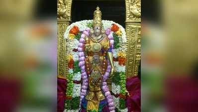 மதுரை மீனாட்சிக்கு பூப்புனித நீராட்டு விழா !!