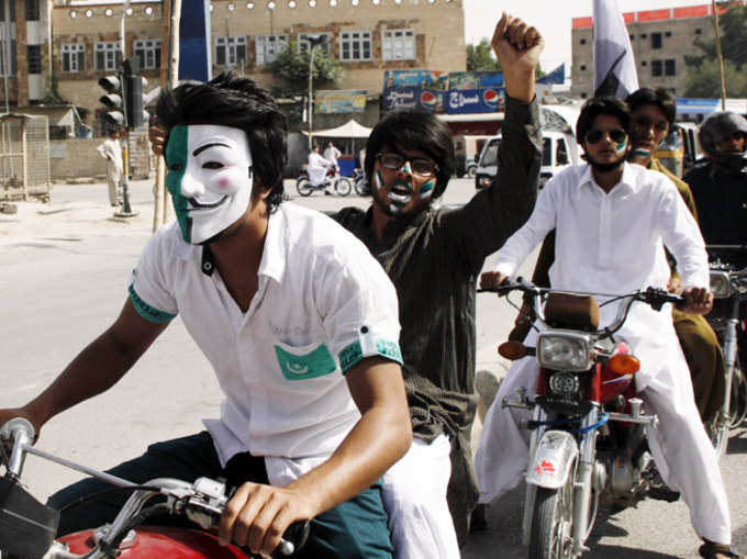 पाकिस्तान ने मनाया आजादी का जश्न
