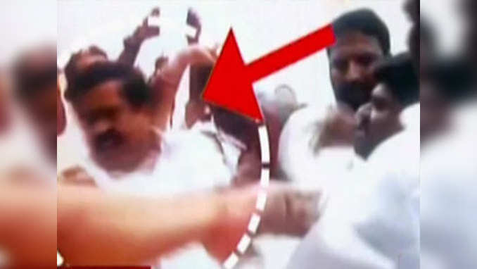 Caught on camera: TRS MLA slaps Cong MLA in Telangana