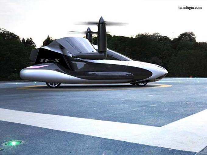 टीएफ-एक्स: उड़ने वाली हाइब्रिड-इलेक्ट्रिक कार