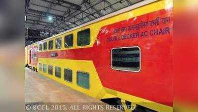 गोवा-मुंबई के बीच चलेगी भारत की पहली डबल डेकर शताब्दी ट्रेन