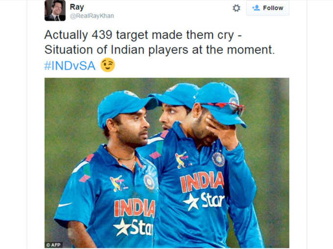 फैंस ने टीम इंडिया के ट्विटर पर छुड़ाए छक्के!
