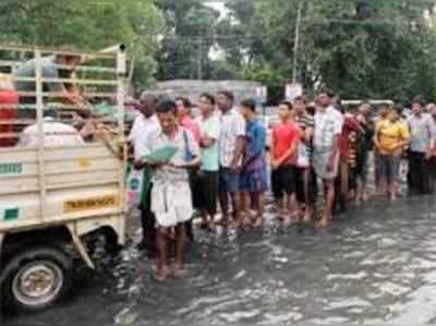 சென்னை துறைமுகத்துக்கு 6,200 டன் உணவுப் பொருட்கள் வருகை