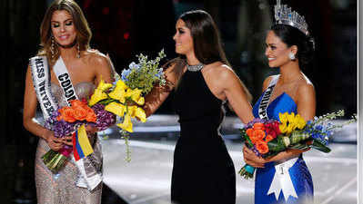 गलती से मिस कोलंबिया को दे दिया मिस यूनिवर्स का ताज