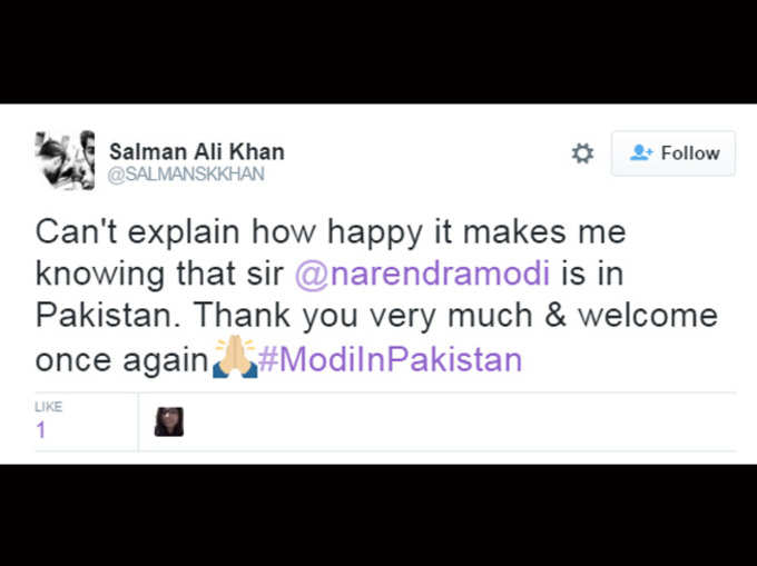 मोदी अचानक पहुंचे पाकिस्तान, ट्विटर पर छाए