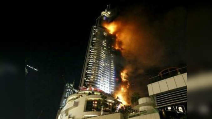 Fire breaks out at a Dubai hotel near Burj Khalifa, 16 injured 