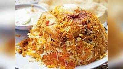 लखनऊ हाट में हैदराबादी बिरयानी और पाकिस्तानी मलाई टिक्का का स्वाद