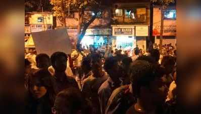 रोहित के समर्थन में रैली कर रहे छात्रों को RSS कार्यकर्ताओं ने पीटा