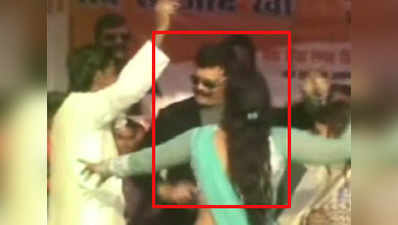 Caught on cam: Waqf board chief showers currency notes on dancers 