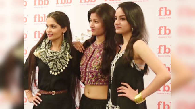 Miss India Lucknow 2016 finalists at fbb store