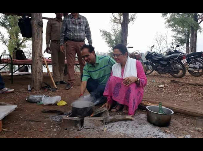 जल महोत्सव में शिवराज का अंदाज-ए-आम