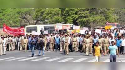 ಮತ್ತೆ ಫಾಲ್ಕನ್ ನೌಕರರ ಪ್ರತಿಭಟನೆ