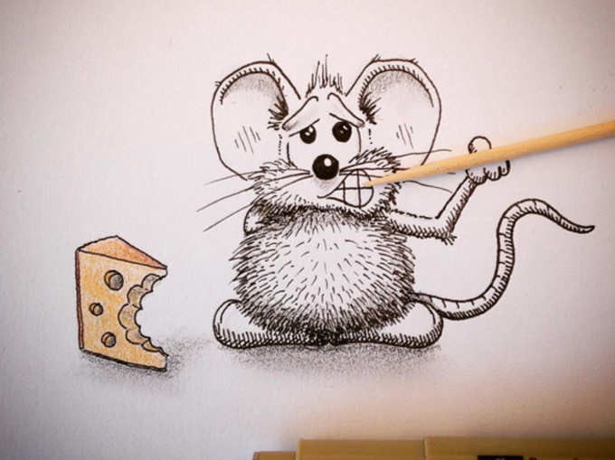 इस चूहे के सपने में आता है मिकी माउस!