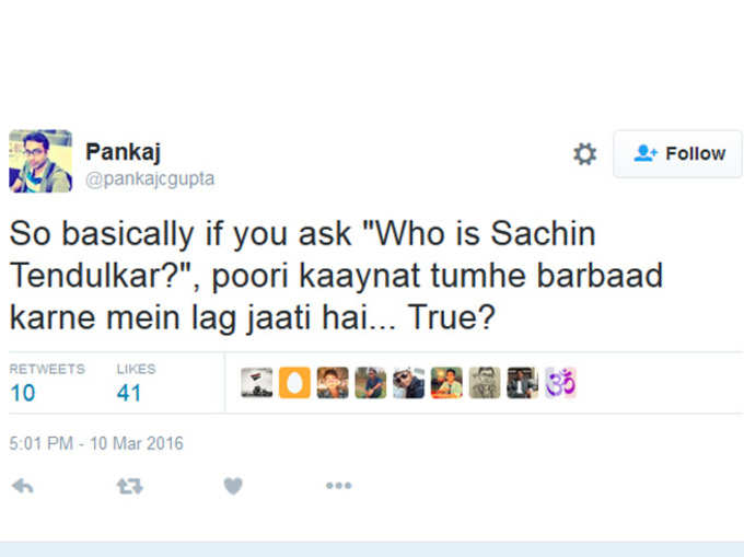 ट्विटर पर सचिन के फैन्स ने शारापोवा के लिए मजे