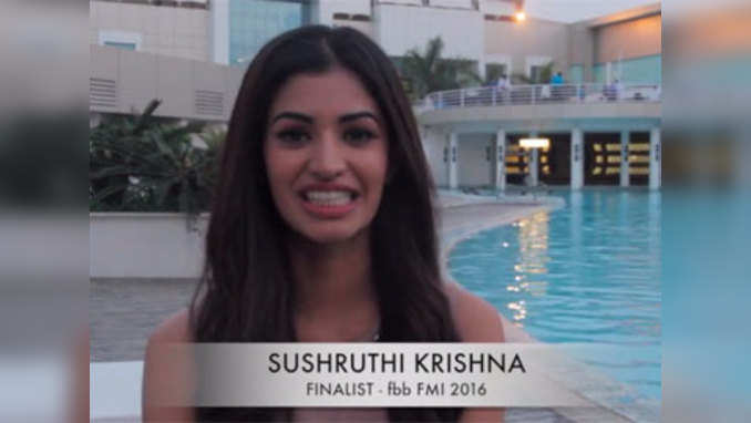 जानिए: fbb फेमिना मिस इंडिया 2016 की फाइनलिस्ट सुश्रुथि कृष्णा के बारे में