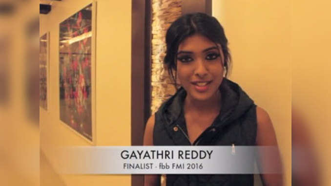 FBBमिस इंडिया २०१६ ची फायनलिस्ट   गायत्री रेड्डी