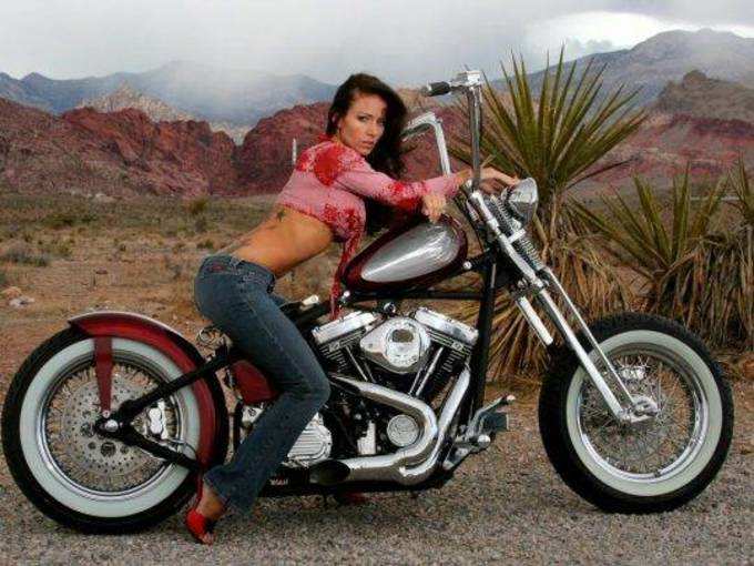 Babe on Bike