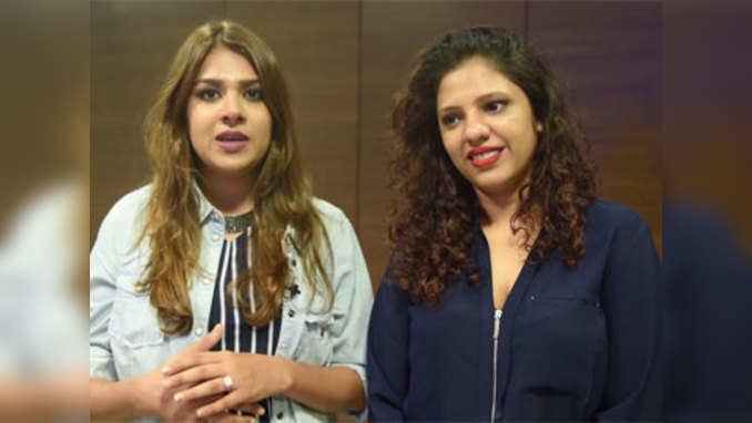 Ace makeup artists Pooja Desai and Vrinda Makijha with Campus Princess 2016