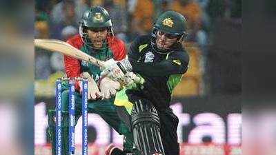 ऑस्ट्रेलिया ने बांग्लादेश को तीन विकेट से हराया