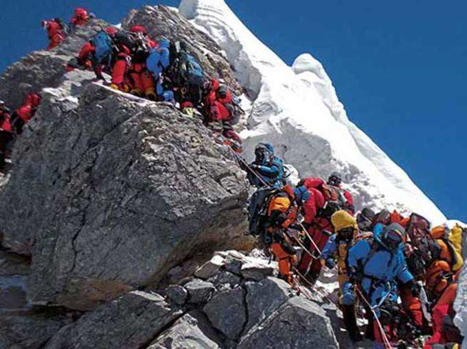 नेपाल में माउंट एवरेस्ट पर चढ़ना (हकीकत)