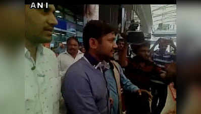 हैदराबाद पहुंचे कन्हैया कुमार, एचसीयू में अतिरिक्त पुलिस बल तैनात