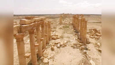 Drone footage captures Palmyra ruins, city 