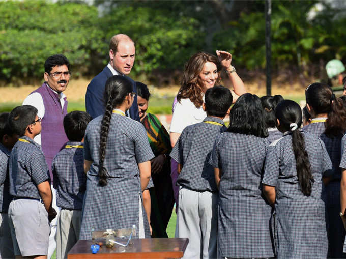 ब्रिटेन के शाही जोड़े का भारत यात्रा का दूसरा दिन