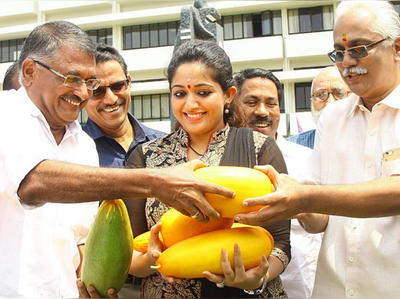 ജിസിഡിഎയുടെ കണിവെള്ളരി വിളവെടുപ്പിന് താരമായി കാവ്യ