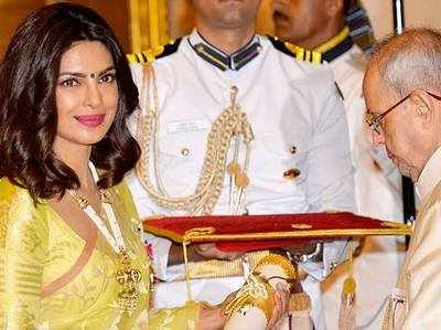 प्रियंका चोपड़ा को पद्मश्री सम्मान, बताया सर्वश्रेष्ठ पुरस्कार